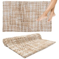Kúpeľňová predložka z mäkkej bavlny savá kúpeľňová predložka 60x100 cm béžová Kúpeľňová predložka z mäkkej bavlny savá kúpeľňová predložka 60x100 cm béžová