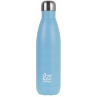 Termo fľaša 500ml - pastelovo modrá