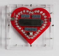 Elektronické srdce - svetelný efekt na montáž Elektronické srdce - svetelný efekt na montáž