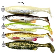 Savage Gear Fat Minnow T-Tail 9cm Rigged Set Savage Gear Fat Minnow T-Tail 9cm Rigged Set