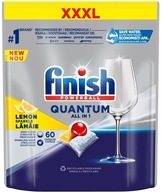 FINISH Quantum All-in-1 Lemon kapsule do umývačky riadu 60 kusov