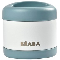 Beaba: nerezová termoska na večeru 500 ml Baltic blue/White
