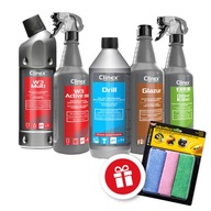 Clinex Clean súprava na čistenie kúpeľne + utierky zdarma