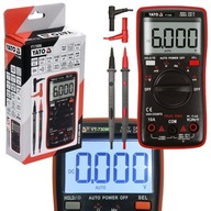 TrueRMS LCD 6000 automatický digitálny multimeter