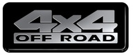 NÁLEPKA APLIKOVAŤ TETOVACÍ ODZNAK NA AUTO 4x4 OFF ROAD NIKEL 3D 8,5x3,4 cm NÁLEPKA APLIKOVAŤ TETOVACÍ ODZNAK NA AUTO 4x4 OFF ROAD NIKEL 3D 8,5x3,4 cm