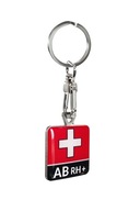 KĽÚČENKA krvná skupina AB RH + PLUS SQUARE KĽÚČENKA krvná skupina AB RH + PLUS SQUARE