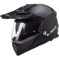 Čierna crossová prilba LS2 Pioneer Evo so šiltom, matná XXL Čierna crossová prilba LS2 Pioneer Evo so šiltom, matná XXL