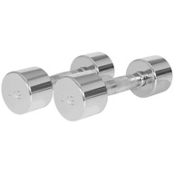 Činky 2x4KG GORILLA CHROME DUMBS SET Činky 2x4KG GORILLA CHROME DUMBS SET