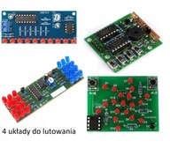 Tréningová súprava Pro Soldering 4 x DIY KIT obvody