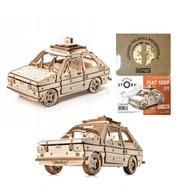 Little Story Drevené puzzle 3D model auta FSO Maluch Fiat 125p Little Story Drevené puzzle 3D model auta FSO Maluch Fiat 125p