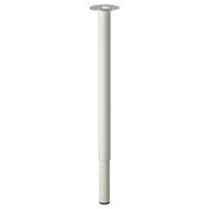 IKEA OLOV Nastaviteľná noha stola 60-90 cm BIELA