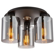 Stropné stropné svietidlo Italux Sardo SPL-5581-3SC-BK-SG Stropné stropné svietidlo Italux Sardo SPL-5581-3SC-BK-SG