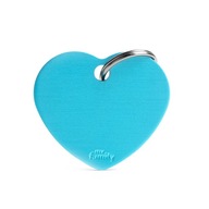 Karta s adresou MyFamily Basic Veľké modré srdce
