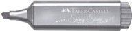 Metalický strieborný zvýrazňovač Faber Castell 154661