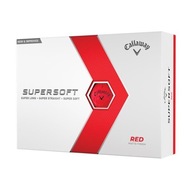 Golfové loptičky Callaway Supersoft 12 ks červené, červené matné Golfové loptičky Callaway Supersoft 12 ks červené, červené matné