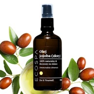 PRÍRODNÝ JOJOBOVÝ OLEJ NA VLASY, LISOVANÝ ZA STUDENA, NERAFINOVANÝ 100 ML ECOSPA