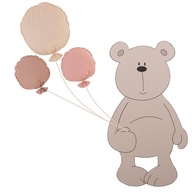 Samolepka na stenu MEDVEĎ s balónikmi 3 kusy - 1 XXL Samolepka na stenu MEDVEĎ s balónikmi 3 kusy - 1 XXL