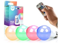 4x E27 RGB ŽIAROVKA S DIAĽKOVÝM OVLÁDANÍM MENIACA FARBY 4x E27 RGB ŽIAROVKA S DIAĽKOVÝM OVLÁDANÍM MENIACA FARBY