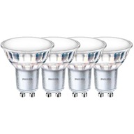 4 x GU10 LED žiarovka 5W=50W 550lm PHILIPS 4000K