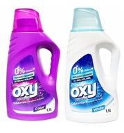 OXY TEKUTÝ Odstraňovač škvŕn na biele a farebné škvrny 2 x 1,5 l OXY TEKUTÝ Odstraňovač škvŕn na biele a farebné škvrny 2 x 1,5 l