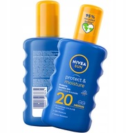 NIVEA SUN SUN LOTION SPF20 SPRAY hydratuje NIVEA SUN SUN LOTION SPF20 SPRAY hydratuje