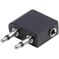 Audio adaptér do lietadla 2 x Jack Mono - Jack Stereo kvalita Vivanco Audio adaptér do lietadla 2 x Jack Mono - Jack Stereo kvalita Vivanco
