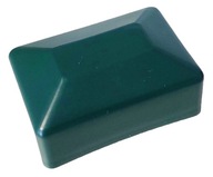 Krytka striešky na PVC stĺpik plotu 40x60mm Zelená 100ks Krytka striešky na PVC stĺpik plotu 40x60mm Zelená 100ks