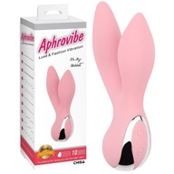 Silikónový masážny prístroj na králiky svetloružový Oh My Rabbit