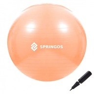 Lopta na telocvik s pumpou SPRINGOS Orange 55cm