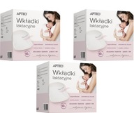 Apteo TRÓJPAK vložky na dojčenie 3 x 60 = 180 ks. Apteo TRÓJPAK vložky na dojčenie 3 x 60 = 180 ks.