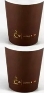 Jednorazové papierové poháre 150ml, 200ks, hnedé Jednorazové papierové poháre 150ml, 200ks, hnedé