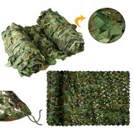 Vojenská záhradná maskovacia sieť 2x4m kamufláž