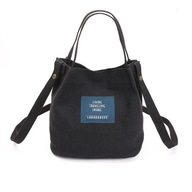 Materiál messenger bag - čierna