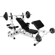Bench press 6v1 biely + 100 kg Bench press 6v1 biely + 100 kg