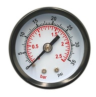 M40T axiálny manometer 0-2,5 bar 1/8 40mm kov M40T axiálny manometer 0-2,5 bar 1/8 40mm kov