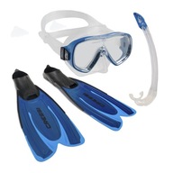 Cressi Agua maska + šnorchel + sada plutiev 41-42 EU Cressi Agua maska + šnorchel + sada plutiev 41-42 EU