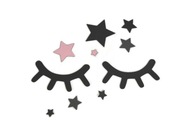 Oczka Dwiazki Drevená nástenná dekorácia od Adam Toys Oczka Dwiazki Drevená nástenná dekorácia od Adam Toys