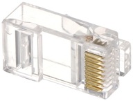 Priechodná zástrčka RJ45T/6*P100 kat.6 100 ks Priechodná zástrčka RJ45T/6*P100 kat.6 100 ks