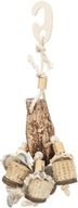 Trixie Prírodná hračka vtáčik, mahagón, 26 cm