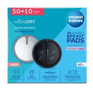 Canpol: Ultraabsorpčné 3D prsné vložky 60 ks - čierne Canpol: Ultraabsorpčné 3D prsné vložky 60 ks - čierne
