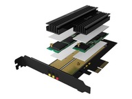 Rozširujúca karta adaptéra M.2 NVMe M-Key PCIE 5 SSD