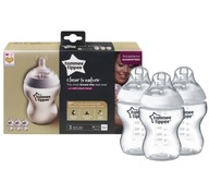 TOMMEE TIPPEE ANTIKOLICKÁ FĽAŠA 3 x 260ml 0m+ TOMMEE TIPPEE ANTIKOLICKÁ FĽAŠA 3 x 260ml 0m+