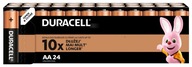 18x alkalické batérie Duracell AA LR6 VEĽKOOBCHOD