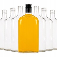 50x Flat Bottle 500 ml na tinktúry mesačného likéru 50x Flat Bottle 500 ml na tinktúry mesačného likéru