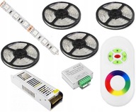 SET 20m LED PÁS RGB 5050 RF DOTYKOVÝ DIAĽKOVÝ ZDROJ NAPÁJANIA SET 20m LED PÁS RGB 5050 RF DOTYKOVÝ DIAĽKOVÝ ZDROJ NAPÁJANIA