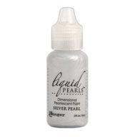 TEKUTÉ PERLY 3D farba Silver Pearl 18ml TEKUTÉ PERLY 3D farba Silver Pearl 18ml