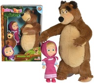 Simba sada 2v1 bábika Máša a plyšový medveď