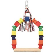 Hračka pre stredne veľké papagáje Rainbow Swing Hračka pre stredne veľké papagáje Rainbow Swing