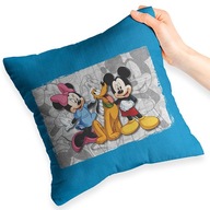 MODRÝ VANKÚŠ PRE FAJNÚRA MICKEY MOUSE DARČEK MÓDNE VZORY MODRÝ VANKÚŠ PRE FAJNÚRA MICKEY MOUSE DARČEK MÓDNE VZORY