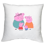 Personalizovaný vankúš 40x40 cm Peppa Pig Personalizovaný vankúš 40x40 cm Peppa Pig